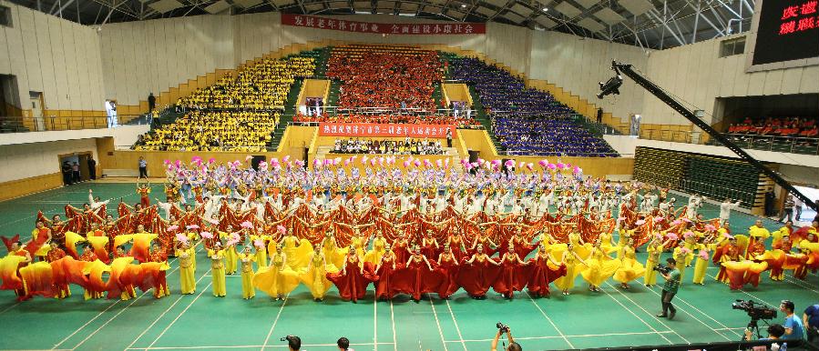 重要讲话,马平昌宣布济宁市第三届老年人运动会开幕,王润廷主持开幕式